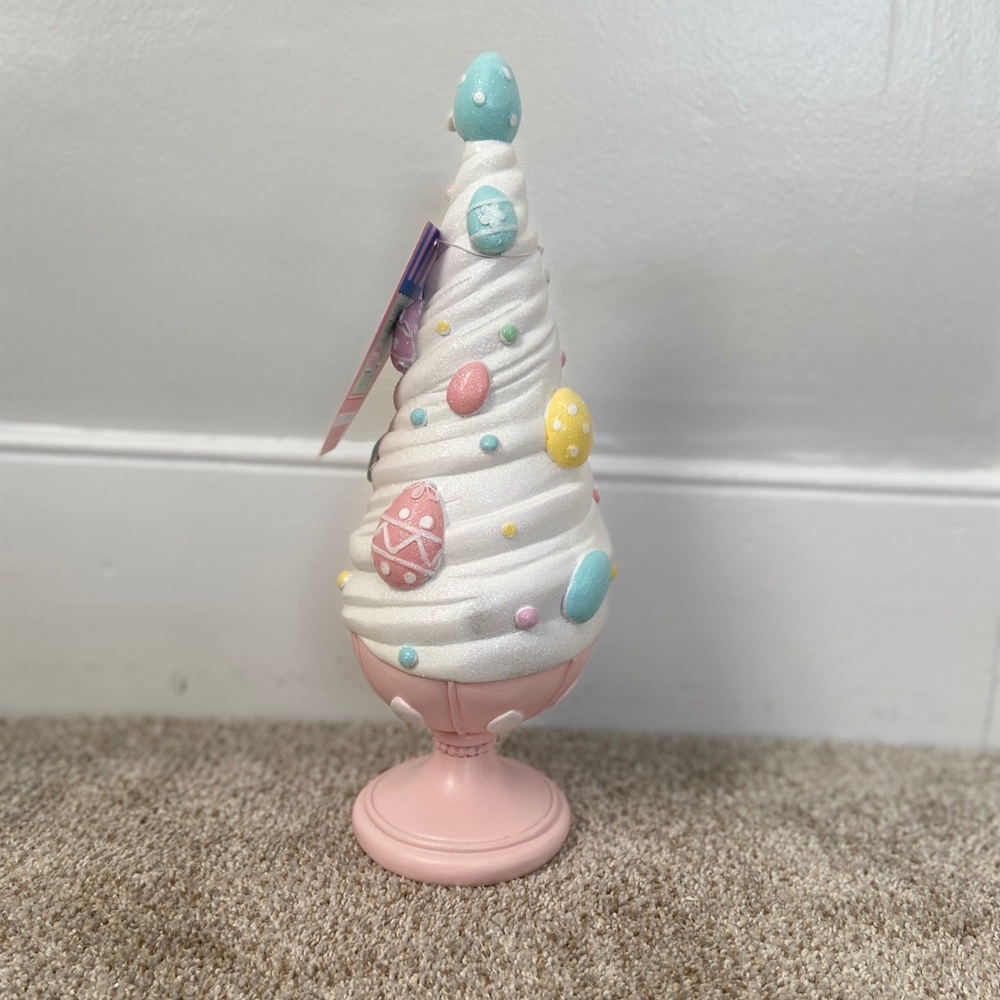 NWT Sweet Treats Whipped Frosting Easter Egg Tree Spring Decor - Picture 4 of 10